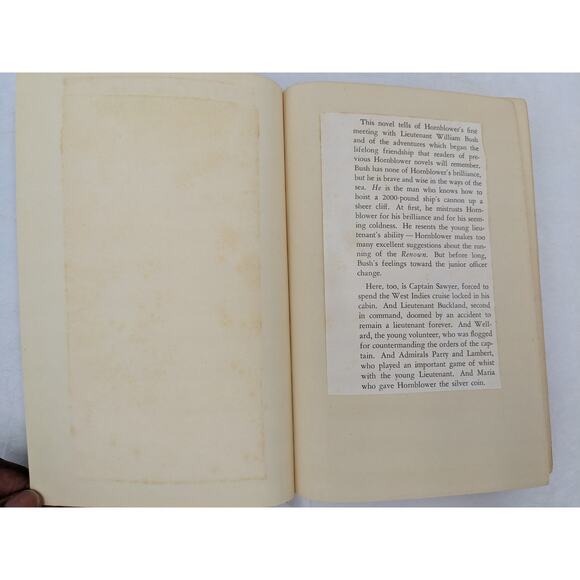 Lieutenant Hornblower C.S. Forester Sea Adventure Fiction Vintage Hardcover 1952 - Picture 12 of 16